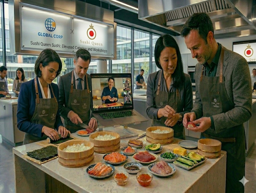 Authentic Sushi Class — Let's Roll at Your Location!