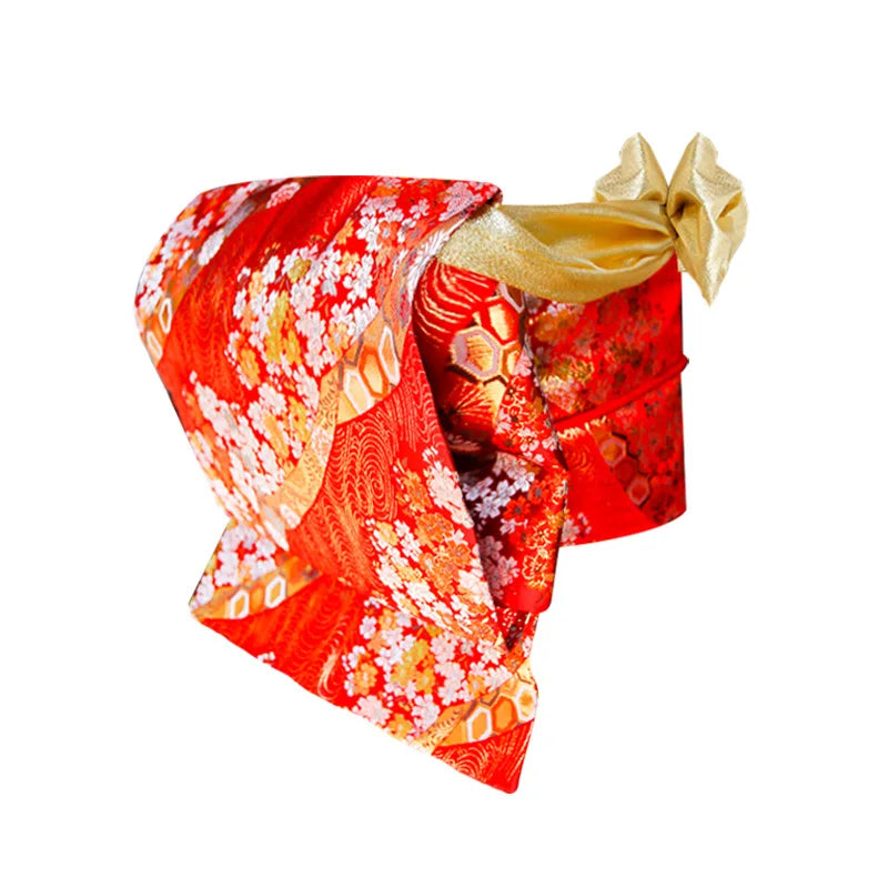 Women Japanese Kimono Obi Brocade Shaped Taiko Knot Waistband Creative Dress Waist Belt Cosplay Costume