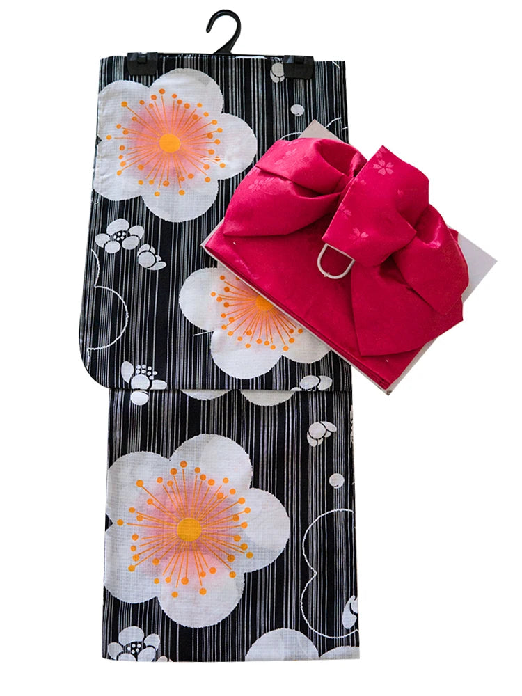 Japanese Traditional Kimono Yukata for Women New Arrival Sale! Formal Wear Fire Festival Travel Kimono Cosplay