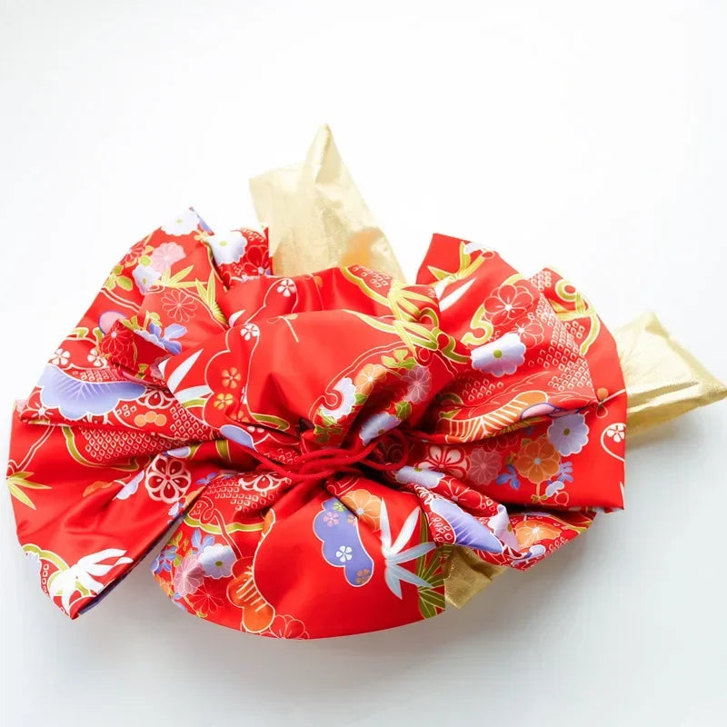 Big Flower Knot Women Japanese Style Kimono Obi Yukata Accessories Creative Big Bow Tie Girdle Cosplay Dress Waistband