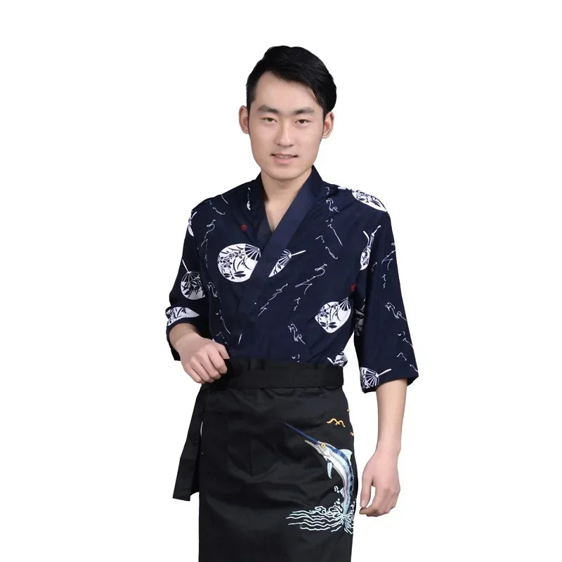 Kimono Sushi Jacket | Men & Women | White, Black & Navy