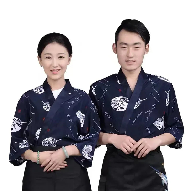 Kimono Sushi Jacket | Men & Women | White, Black & Navy