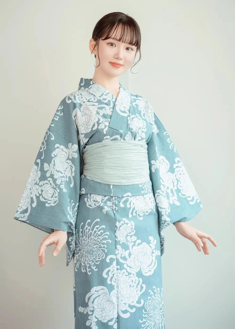 Japanese Yukata | Women's Traditional Cotton Kimono | One Size