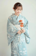 Japanese Yukata | Women's Traditional Cotton Kimono | One Size