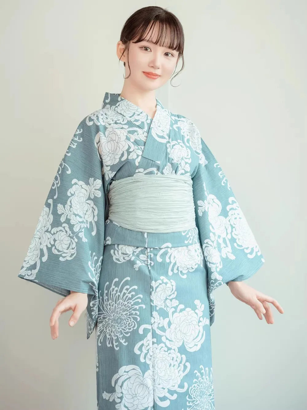 Japanese Yukata | Women's Traditional Cotton Kimono | One Size