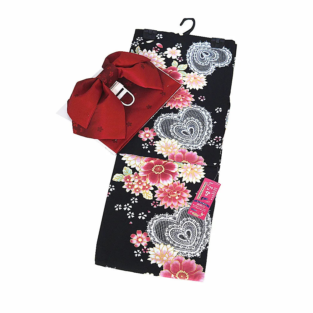 Japanese Traditional Kimono Yukata for Women New Arrival Sale! Formal Wear Fire Festival Travel Kimono Cosplay