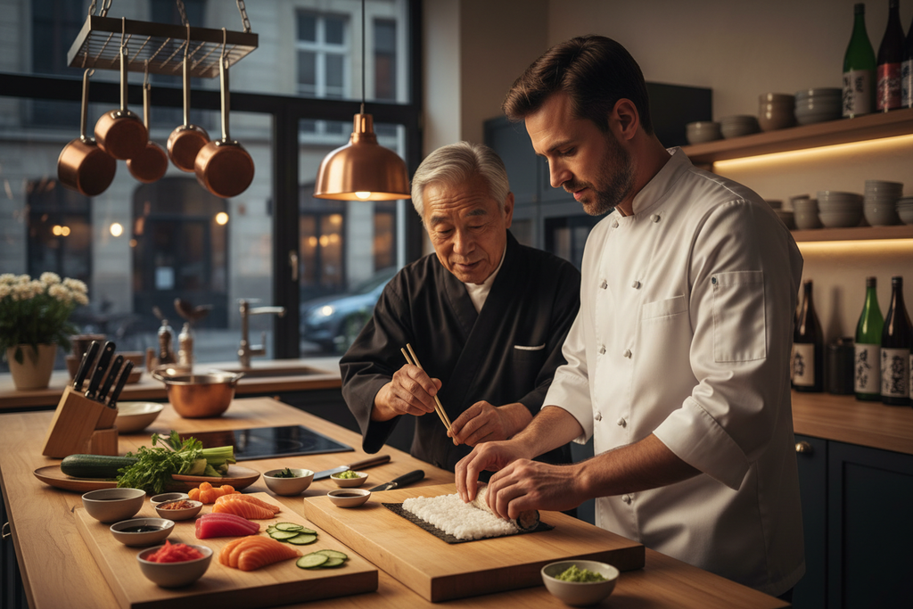 Mobile Live Sushi Catering Service for Parties